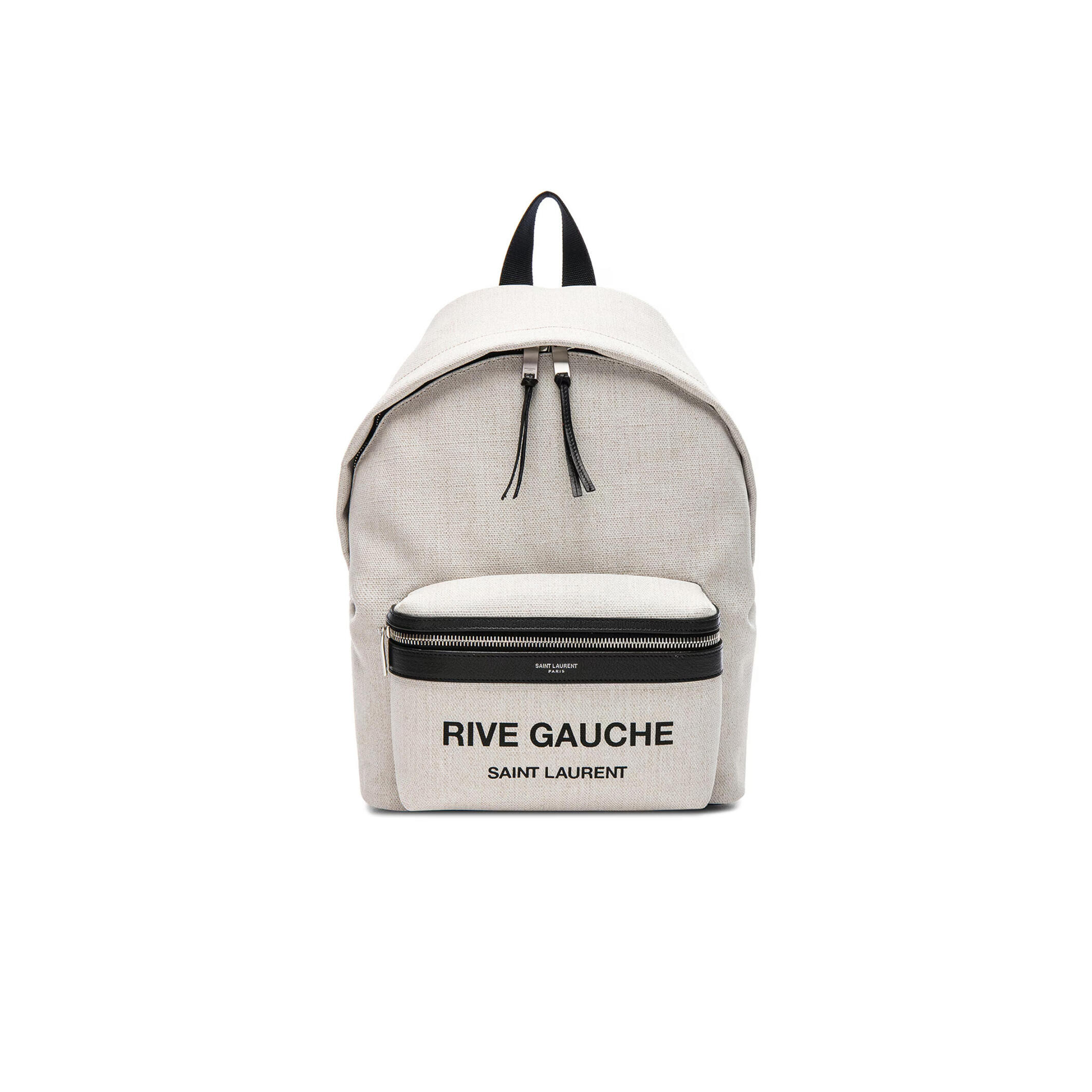 Y51 RIVE GAUCHE FABRIC BACKPACK WHITE 5085489J51E9273 (26*35*16cm) Master Quality